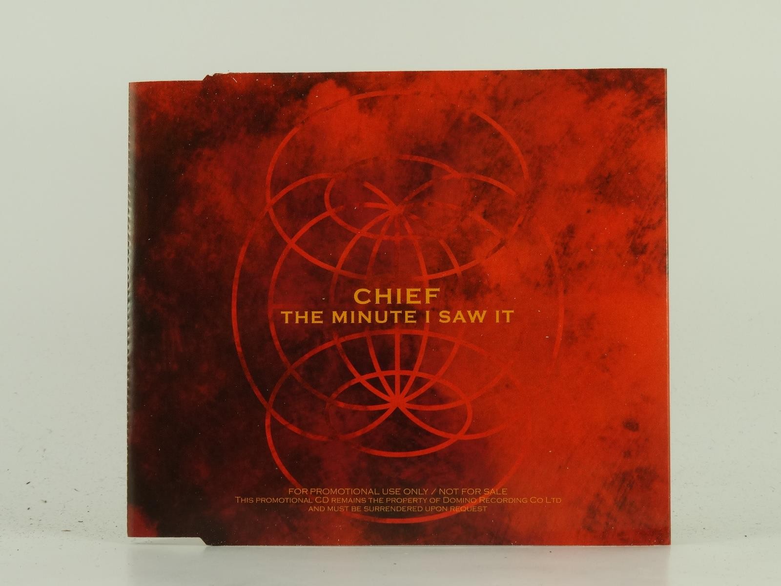 CHIEF THE MINUTE I SAW IT (D44) 1 Track Promo CD Single plus Picture Sleeve DOMI