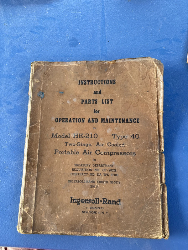 Notice compresseur militaire US