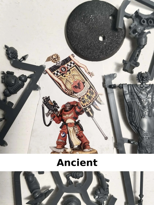 Ancient doyen warhammer 40000 Space marines sur grappe