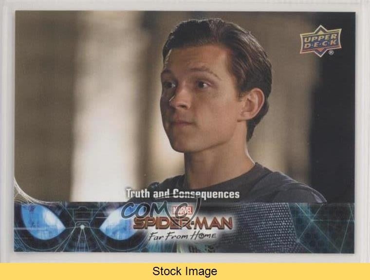 Tuta Stealth Upper Deck Marvel Spider-Man Lontano da Casa 2020 #78 LEGGI 5l3