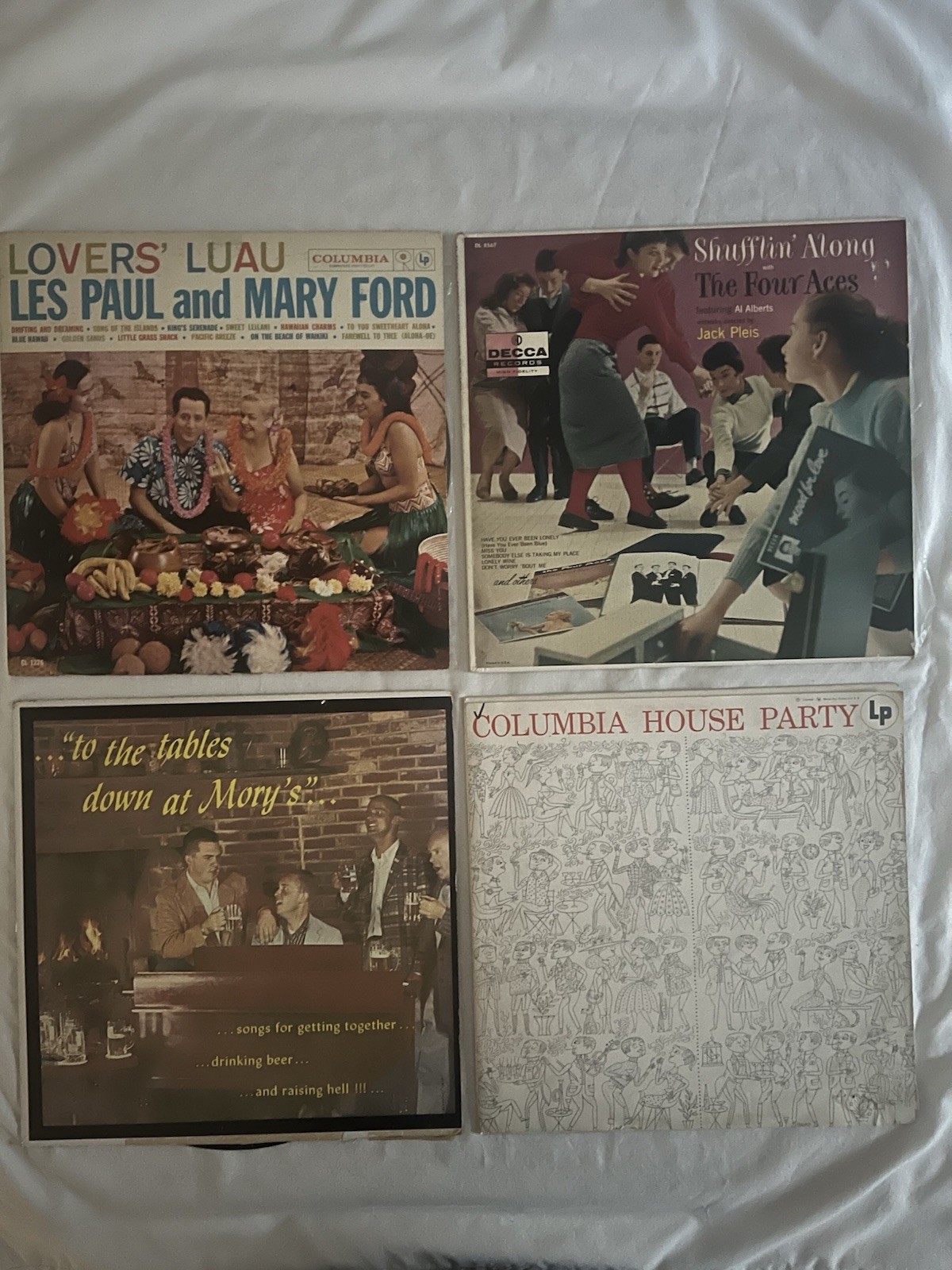 Vintage LPs - 8 Party titles - see photos and description