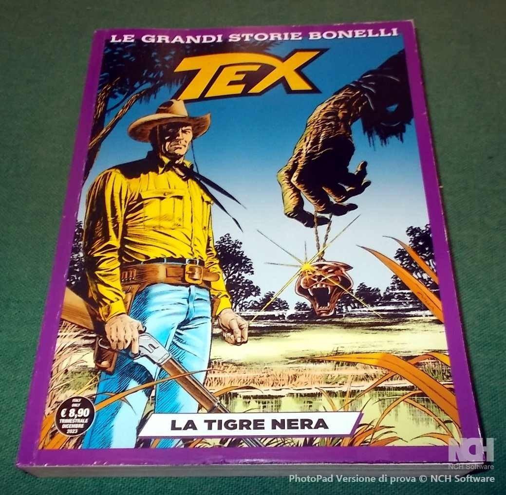 TEX LE GRANDI STORIE BONELLI n. 10 "La Tigre Nera" con 322 pagine Novembre 2023