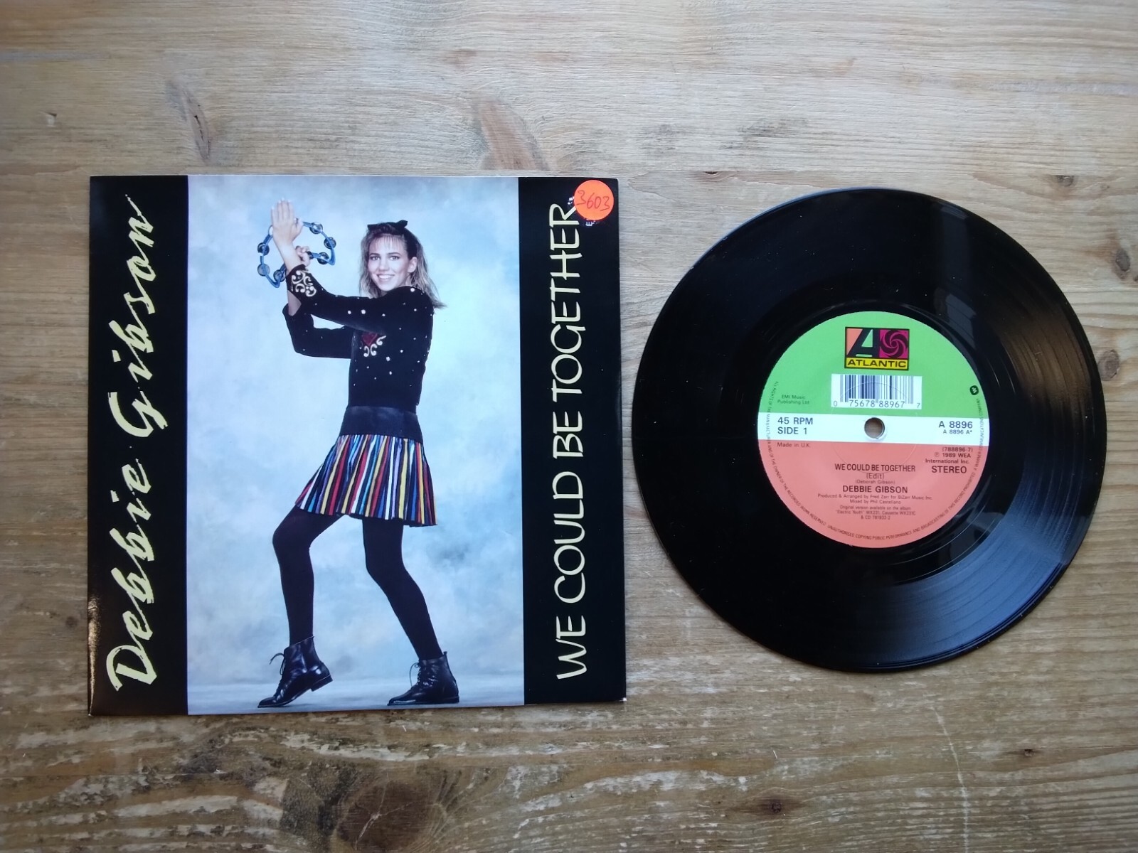 Debbie Gibson We Could Be Together / Over The Wall EX 7" Vinyl Record A8896