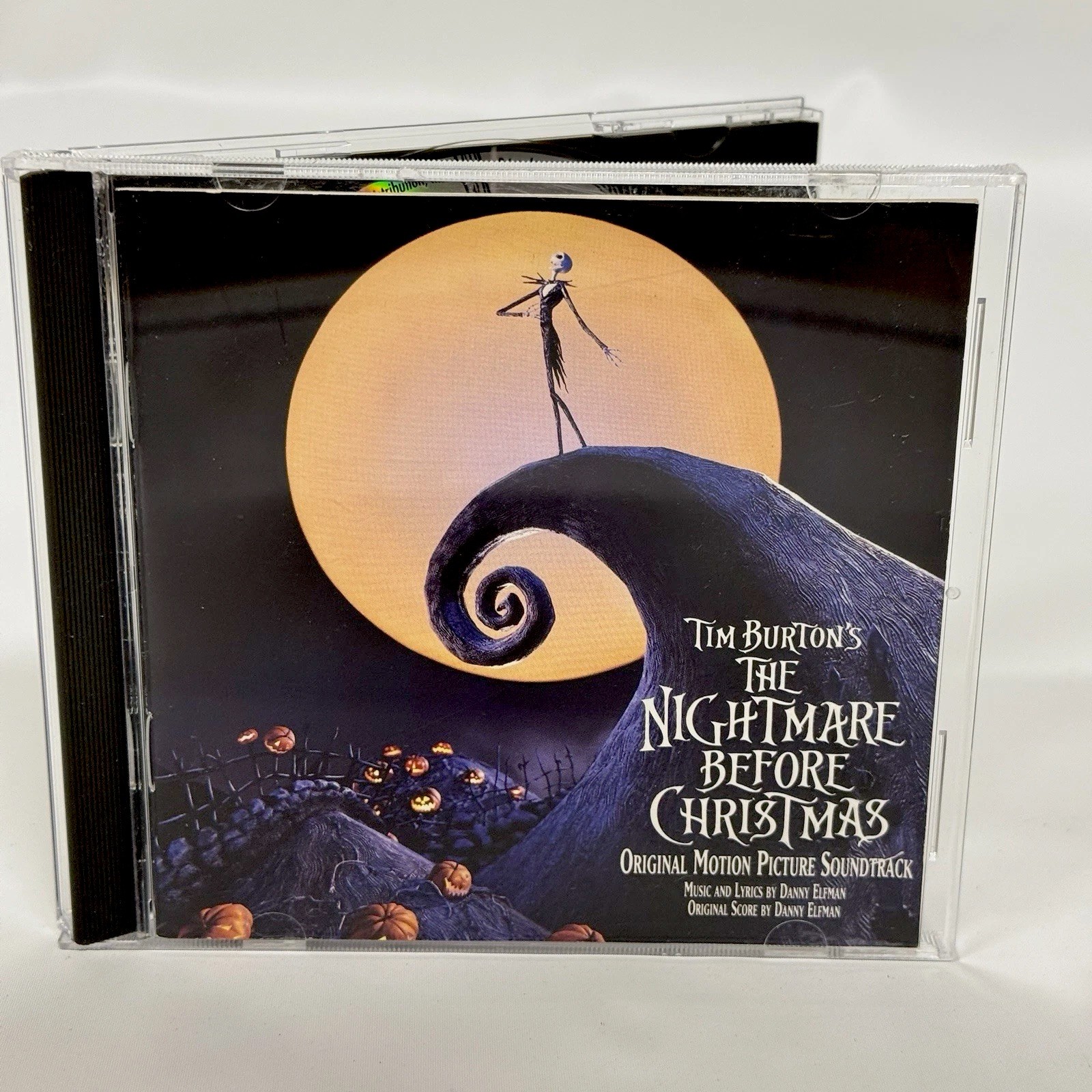 Tim Burton's The Nightmare Before Christmas Soundtrack CD Danny Elfman VTG 1993