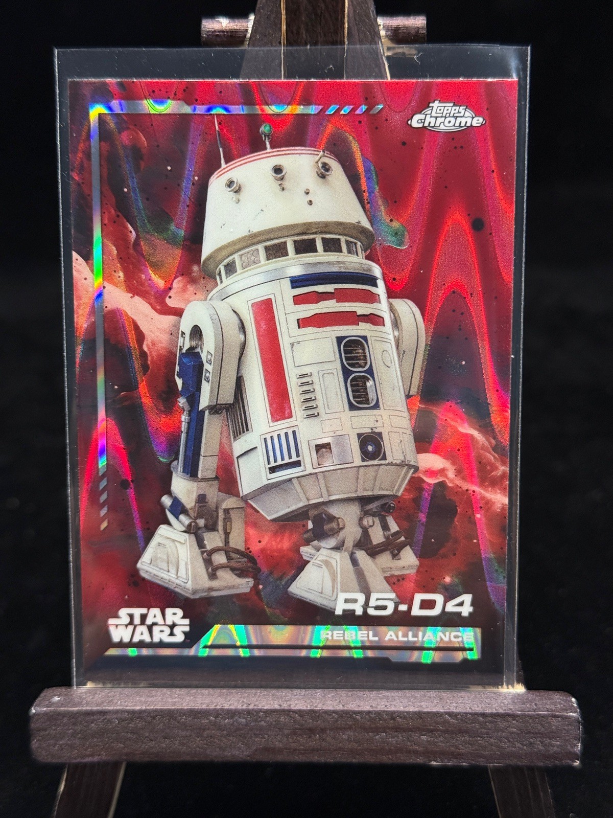 Star Wars R5-D4 Red Raywave Refractor 2024 Topps Chrome #88