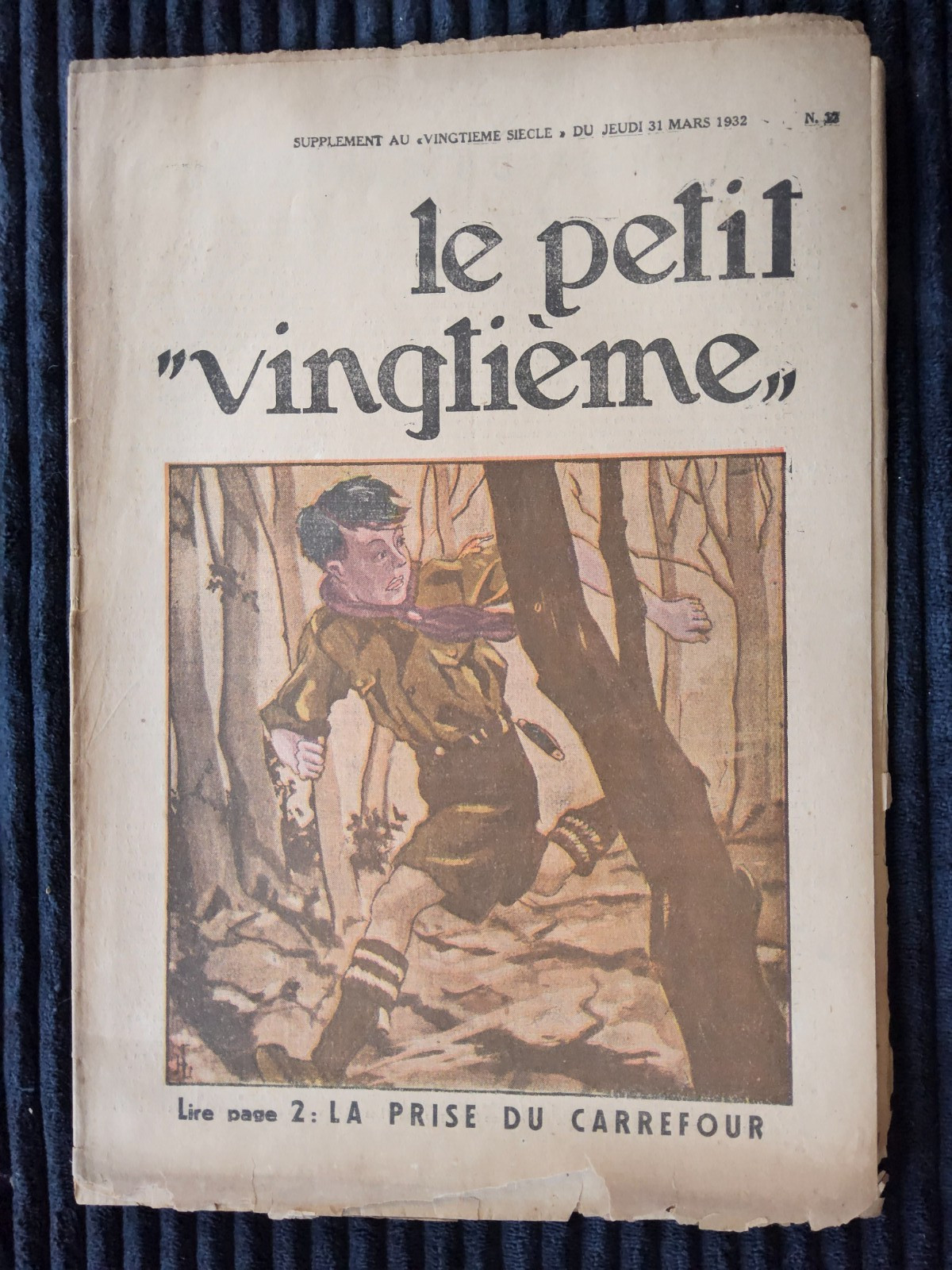 Tintin - Petit Vingtième - Numéro 13 de 1932 - Hergé - Amérique