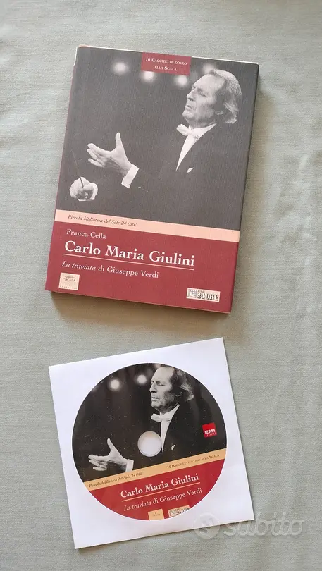 CD + libro "La traviata" (Verdi) - Giulini - 24 or