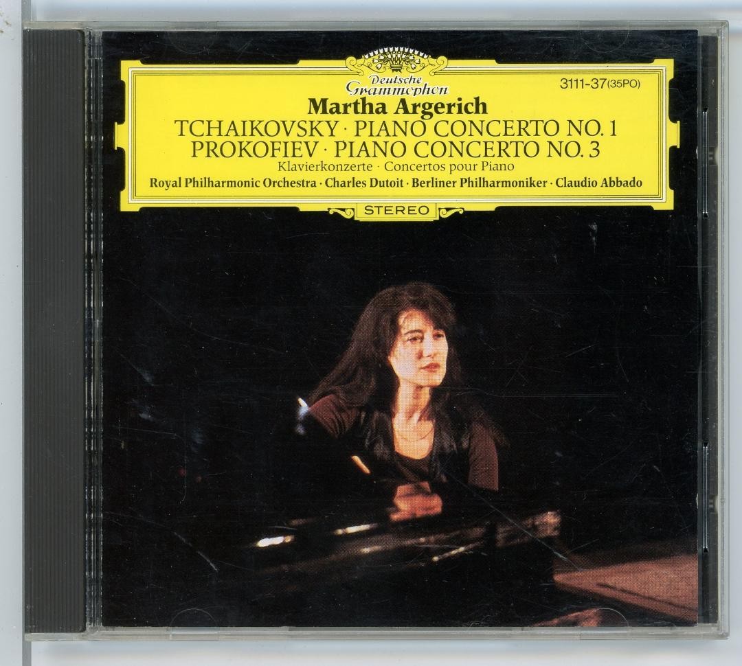 Cd Tchakovsky/Prokofiev Piano Concerto Malta Argerich Used Condition X
