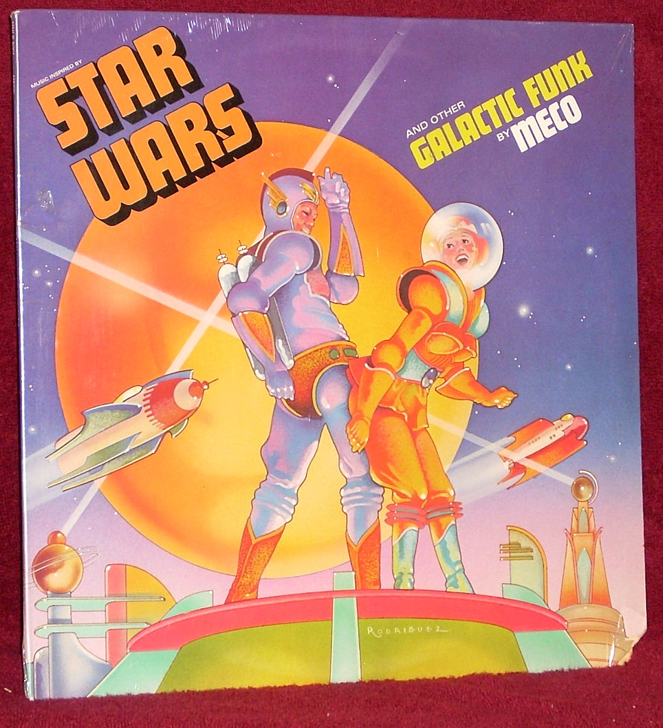 STUDIOTRK LP SEALED STAR WARS & OTHER GALACTIC FUNK MECO 1977 MILLENNIUM ORIG
