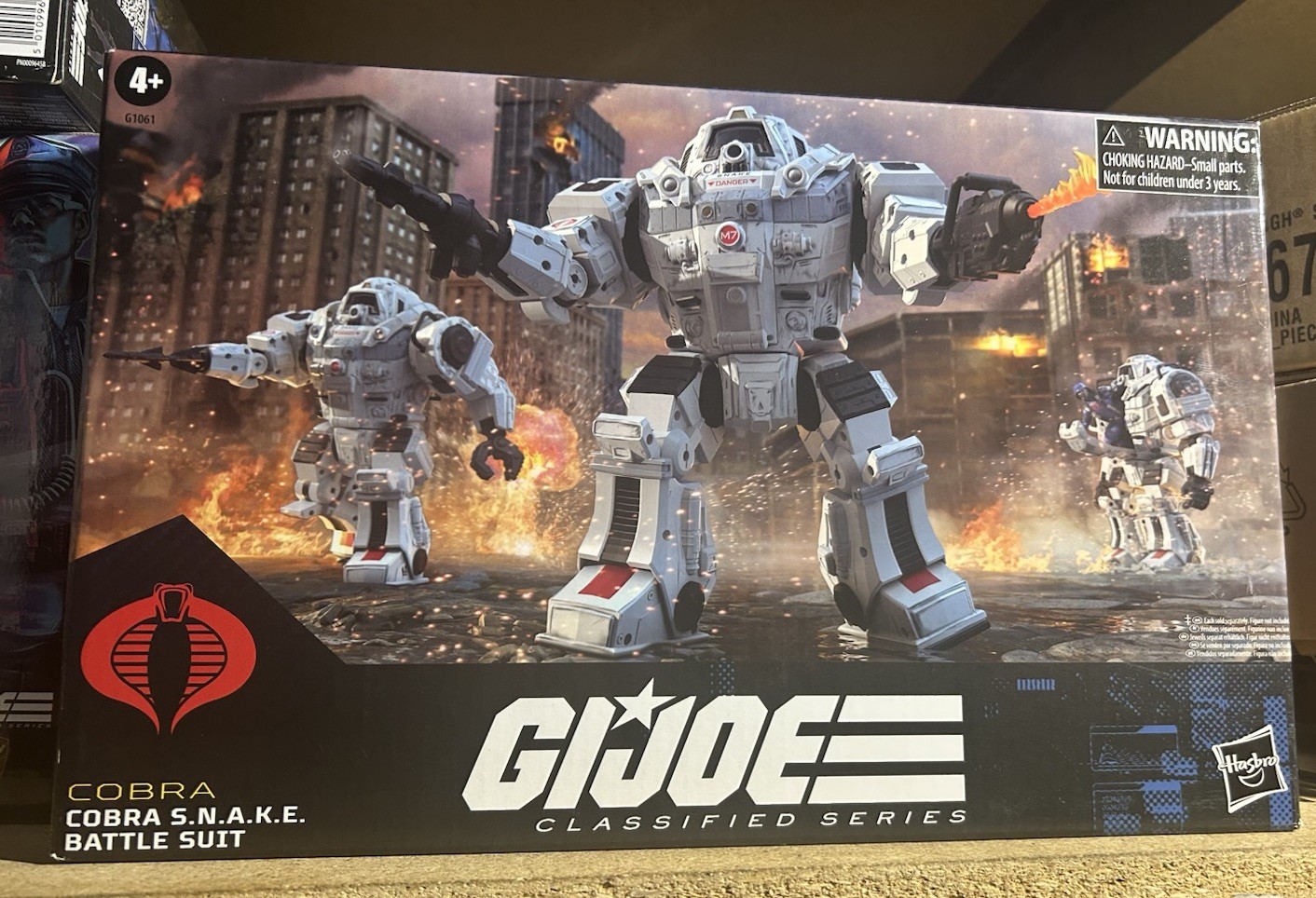 G.I. Joe Classified #162 Cobra S.N.A.K.E. Tuta da battaglia armatura serpente nuova con scatola