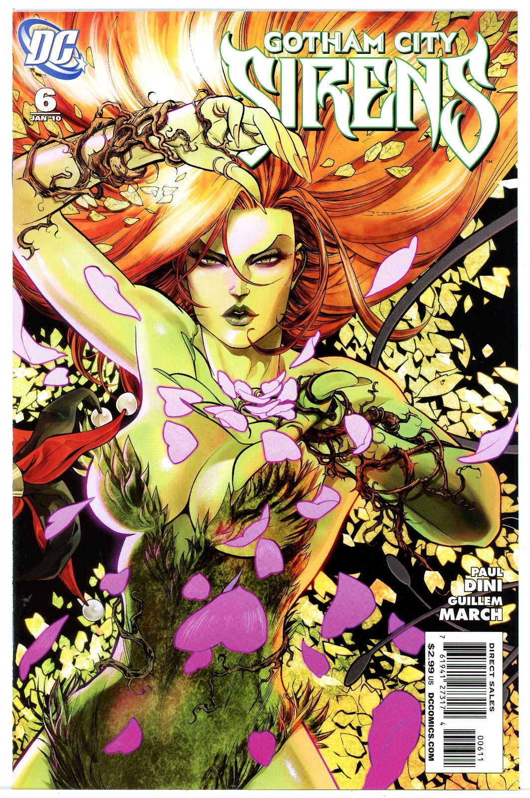 Gotham City Sirens #6 DC 2009 VF/NM Harley Quinn Joker Secret