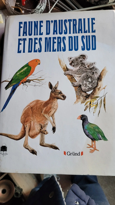 Livre vintage Faune d'Australie et des mers du Sud - Gründ