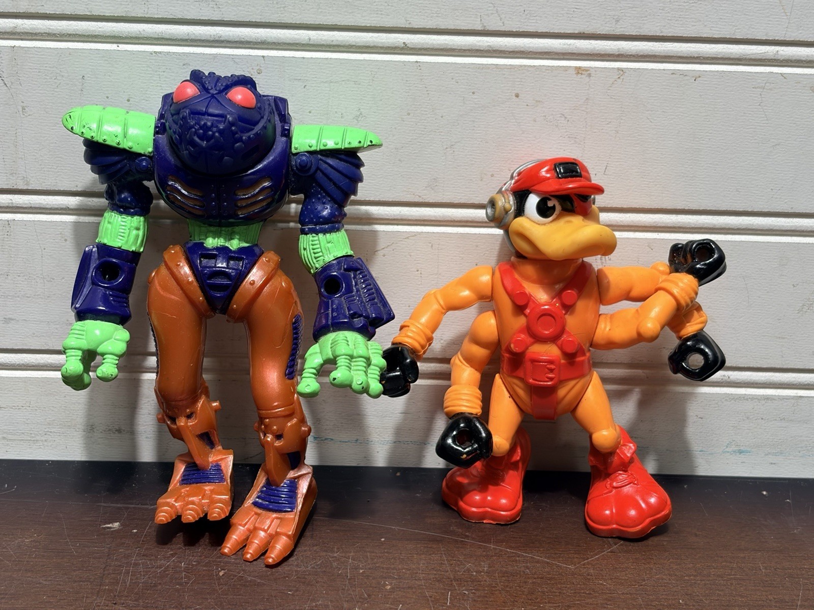 Action figure Bucky O'Hare vintage 1990 Toadborg e Dead Eye Duck Hasbro