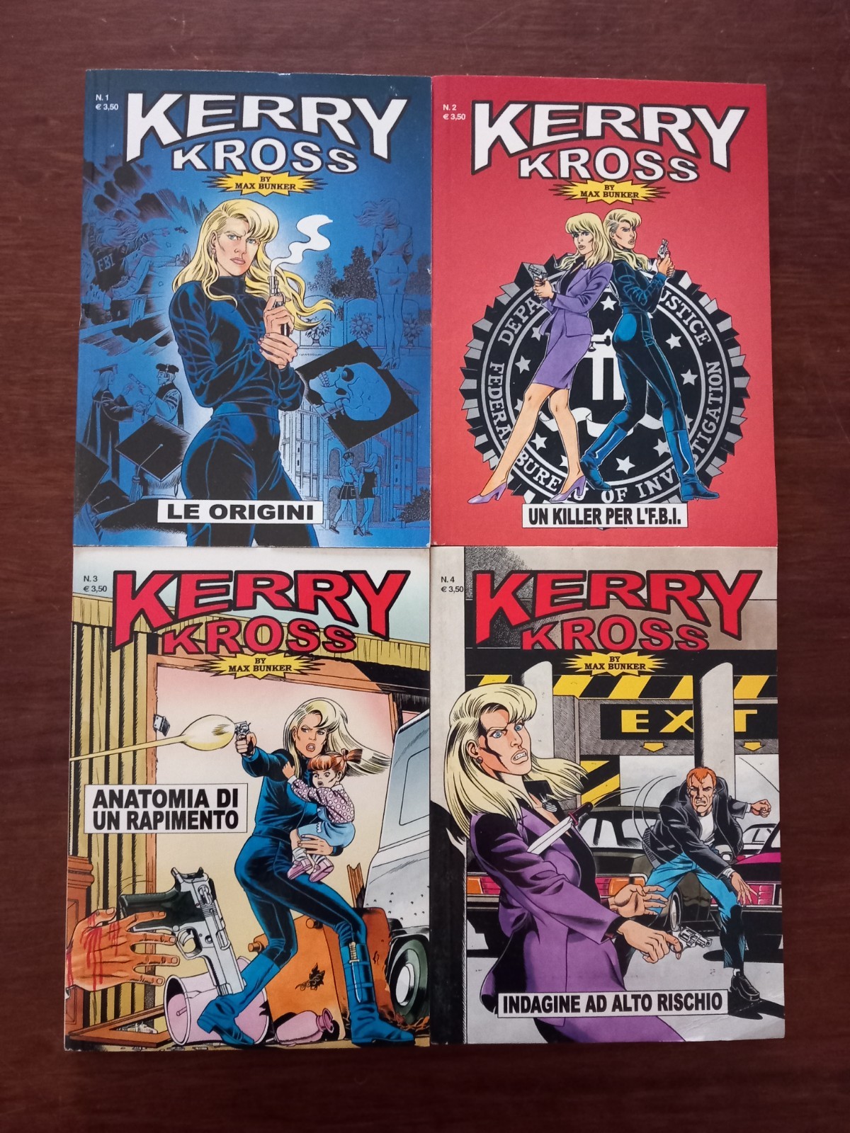 B6371  KERRY KROSS N° 1-2-3-4 2003 MAX BUNKER COMPLETA OTTIMI