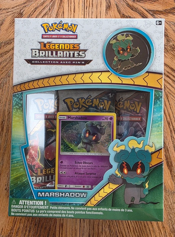 Pokémon  - Coffret Pin's Marshadow Légendes brillantes