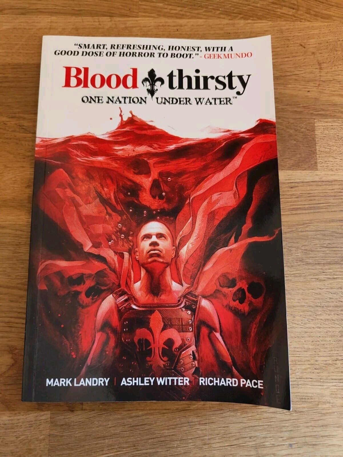 GRAPHIC NOVEL - Blood Thirsty One Nation Under Water Titan TPB VGC 