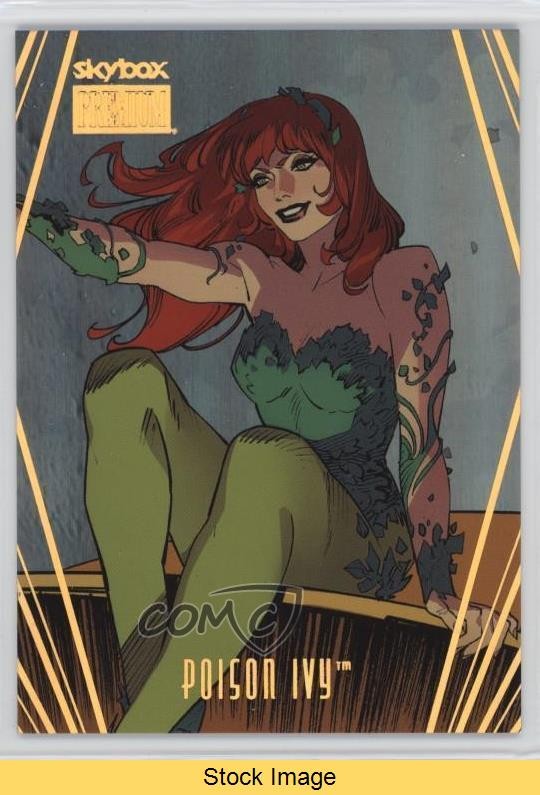 2025 Skybox Metal Universe Batman Premium Poison Ivy Dan Mora #S-18 LEGGI 1l9u