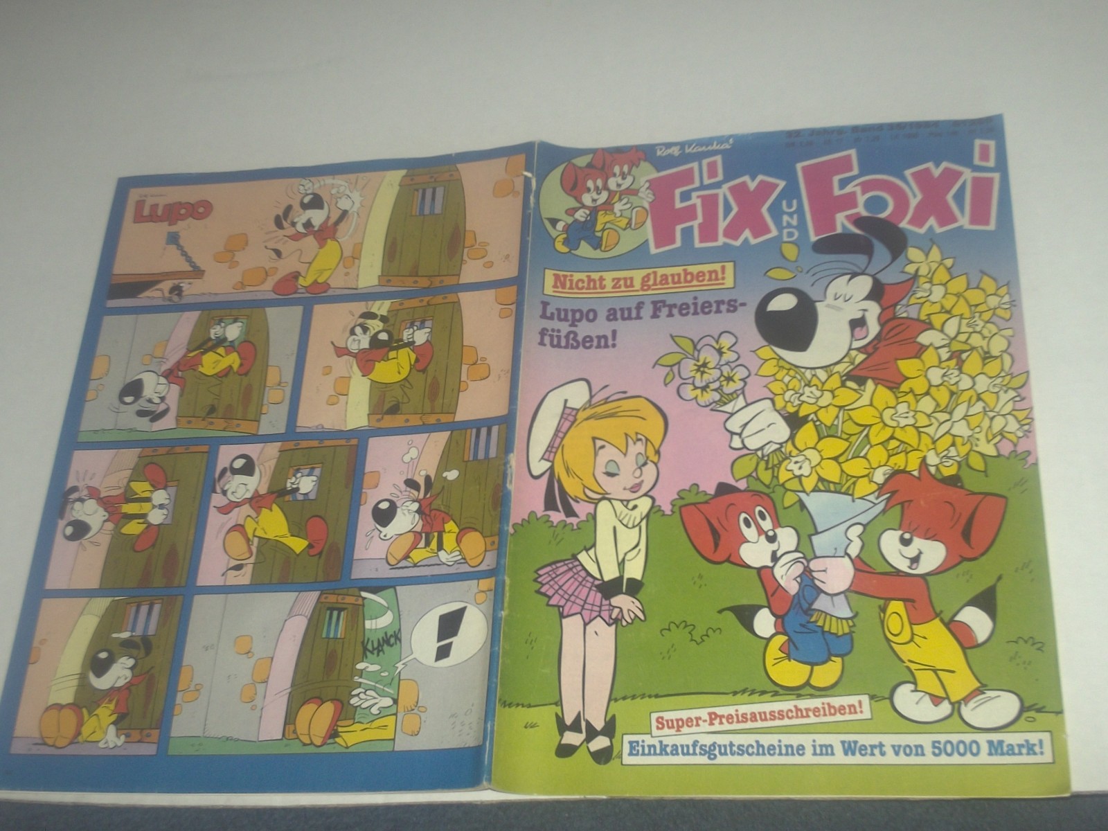 FIX E FOXI FUMETTO QUADERNO 32.JG. NASTRO N.35/1984 + FOGLIO FAI DA TE