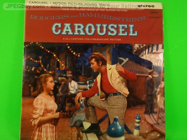 VARIOUS ARTISTS ORIGINAL SOUNDTRACK CAROUSEL (485) 12 Track LP including Picture