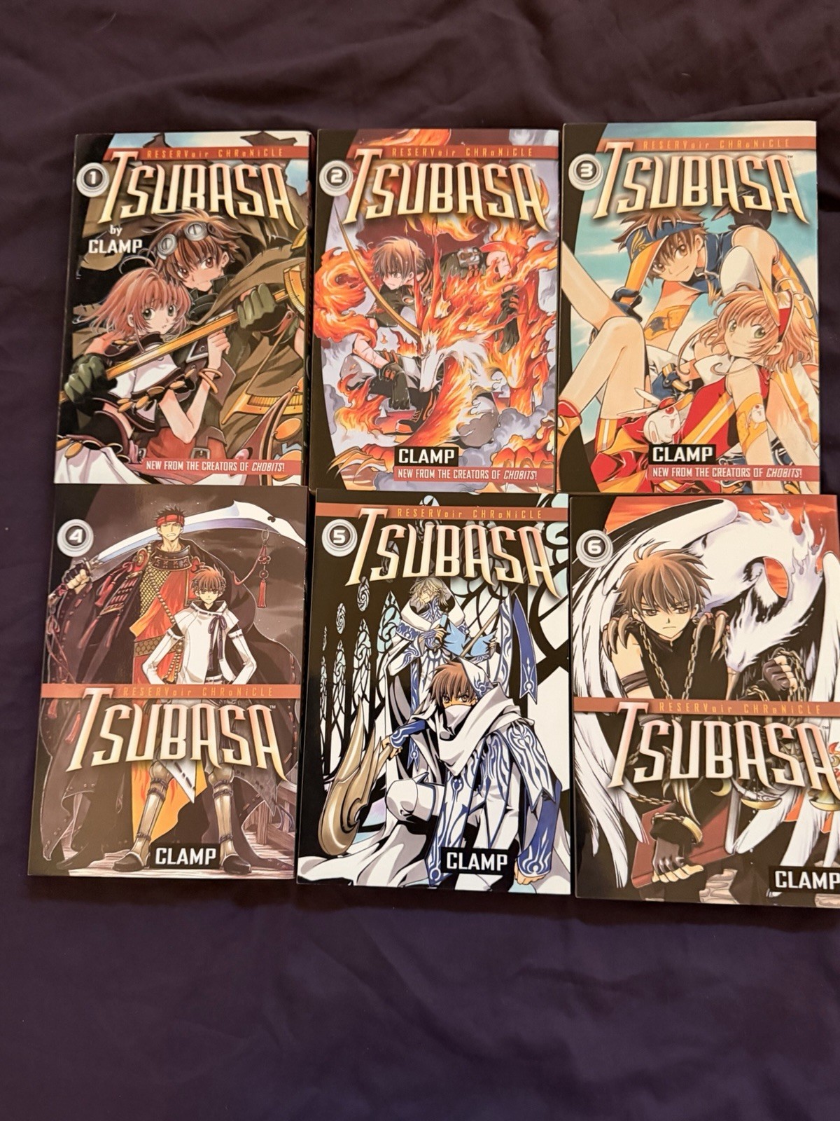 Tsubasa Reservoir Chronicle by Clamp Manga Inglese 1-6 Lotto Del Rey Kodansha