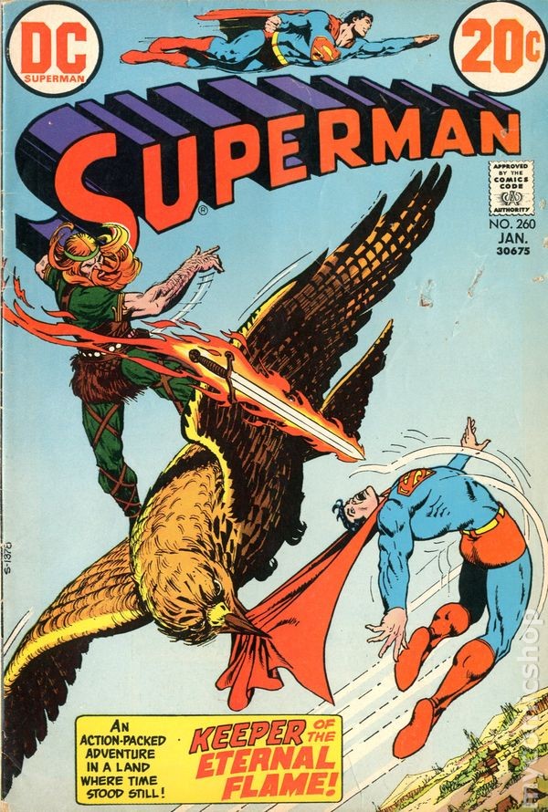 Superman #260 FN 1973 Immagine Stock