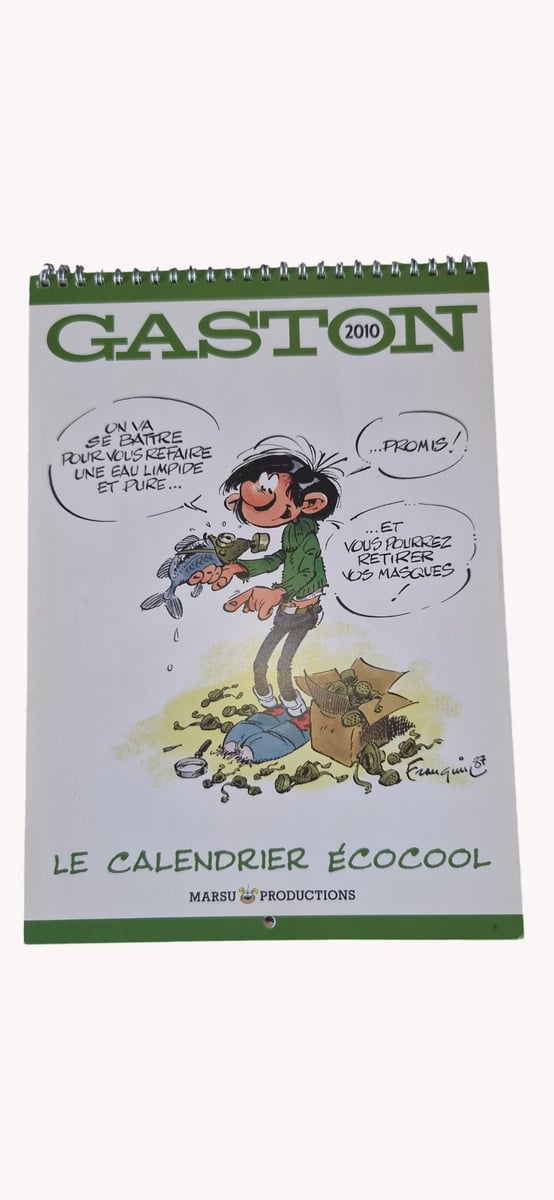 PUB - CALENDRIER GASTON 2010 - MARSU PROD.
