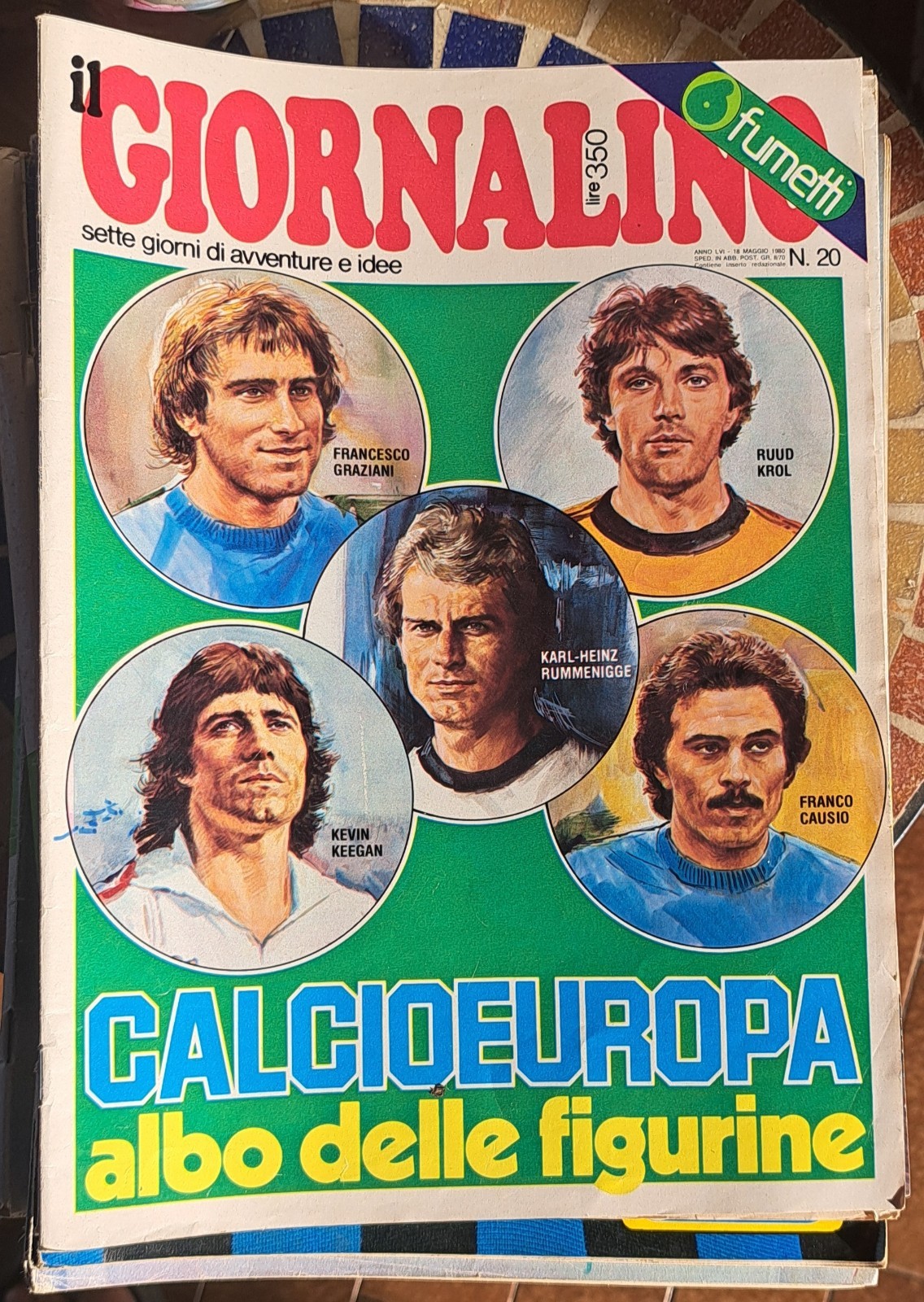 Il Giornalino Annata 1980 CalcioEuropa Euro 1980