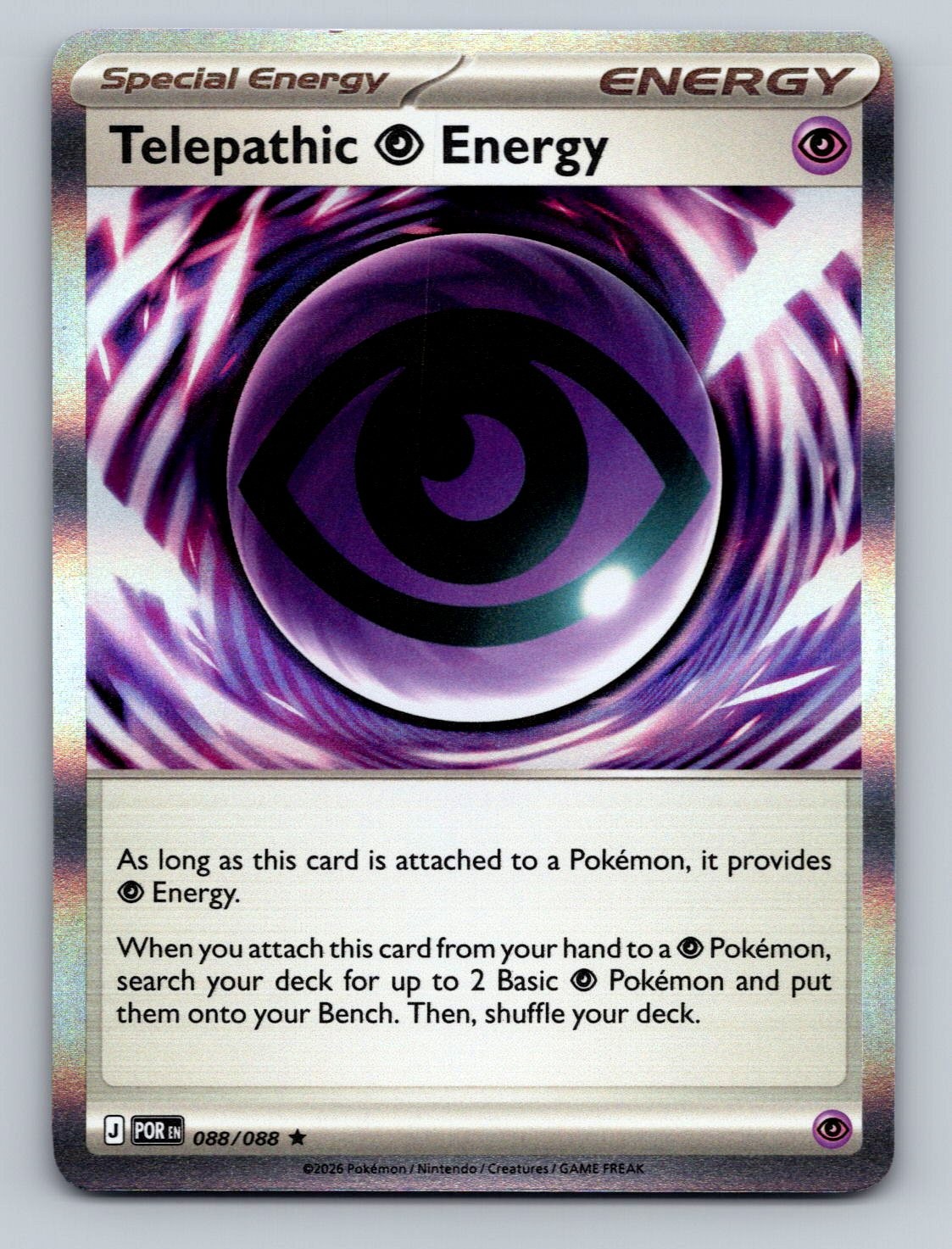 Pokémon TCG Ordine Perfetto Energia Telepatica 088/088 [c555]