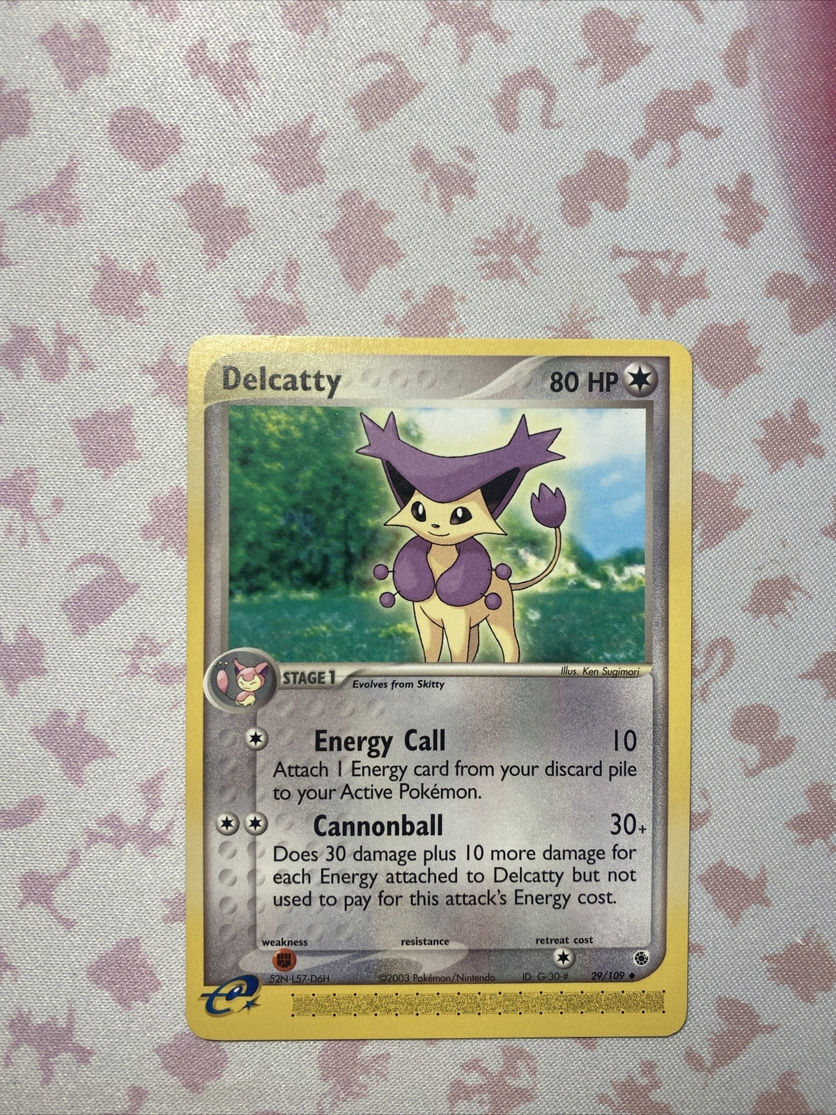 Pokemon TCG Delcatty EX Rubino e Zaffiro 29/109 Serie E Regolare Non Comune quasi nuovo