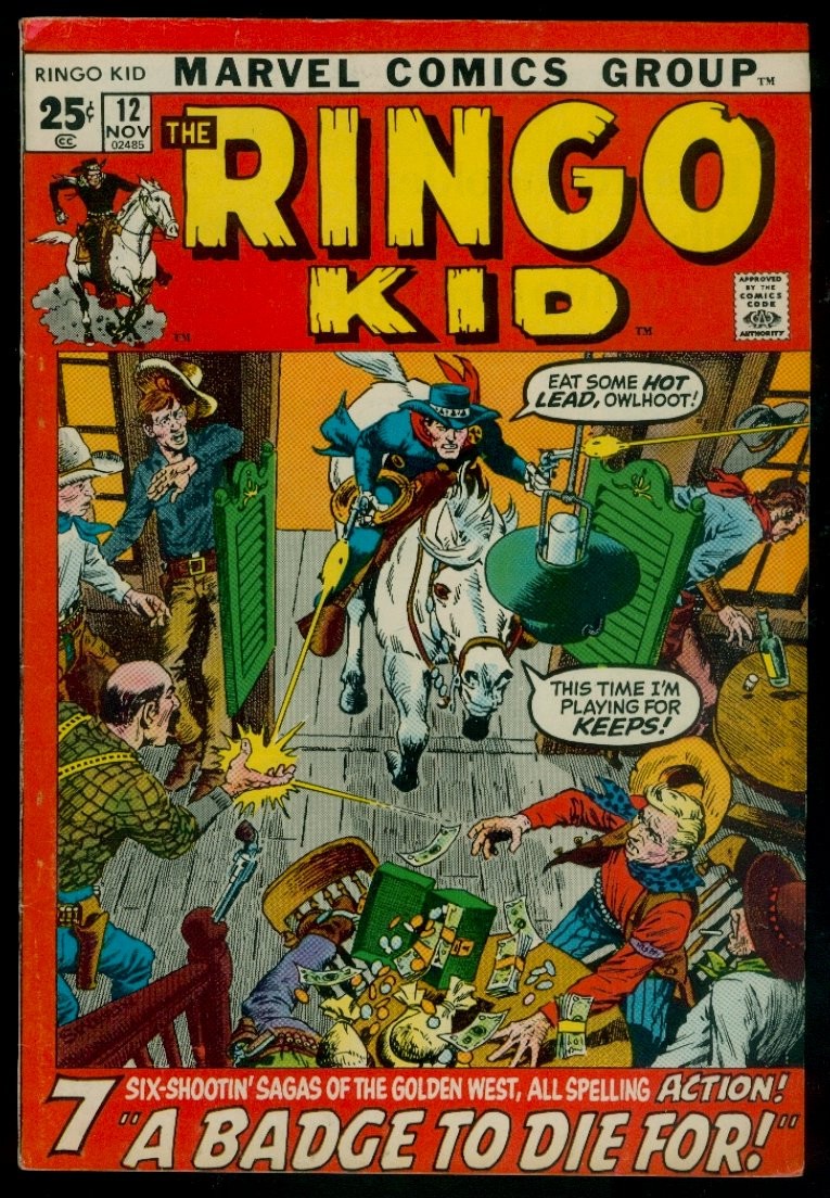 Marvel Comics The RINGO KID #12 FN/VFN 7.0