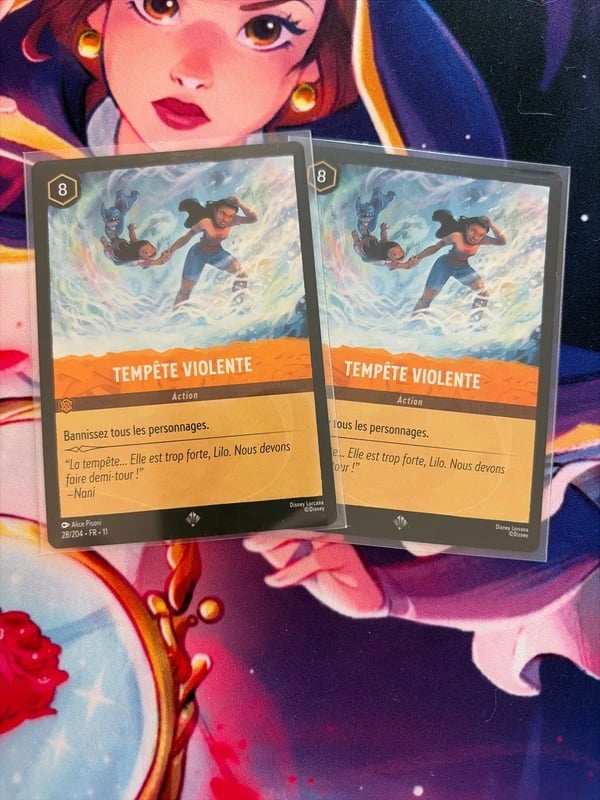 Lot de 2 cartes Lorcana