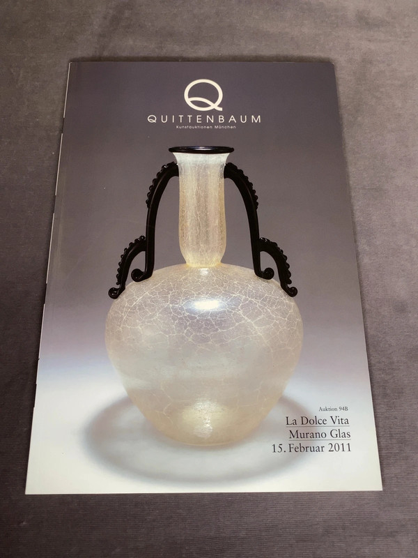 Quittenbaum Murano Glas Auktionskatalog 2011 Auktion 94B
