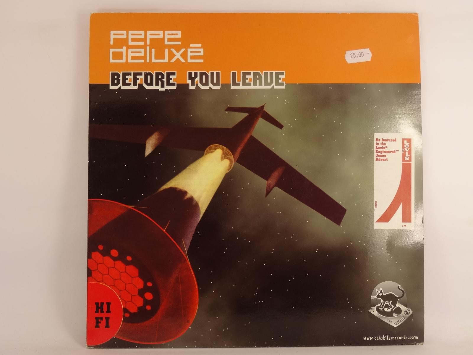 PEPE DEIUXE BEFORE YOU LEAVE (8) 3 Track 12" Single plus Picture Sleeve SONY