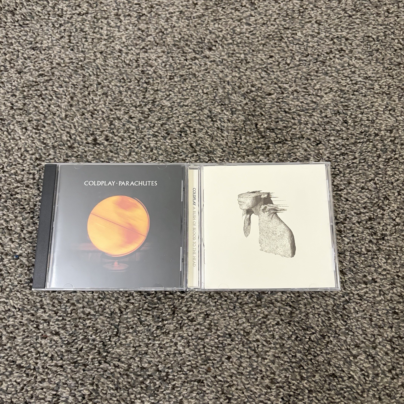 Coldplay – Parachutes CD 2000 And Rush Of Blood To The Head CD Lot (2)