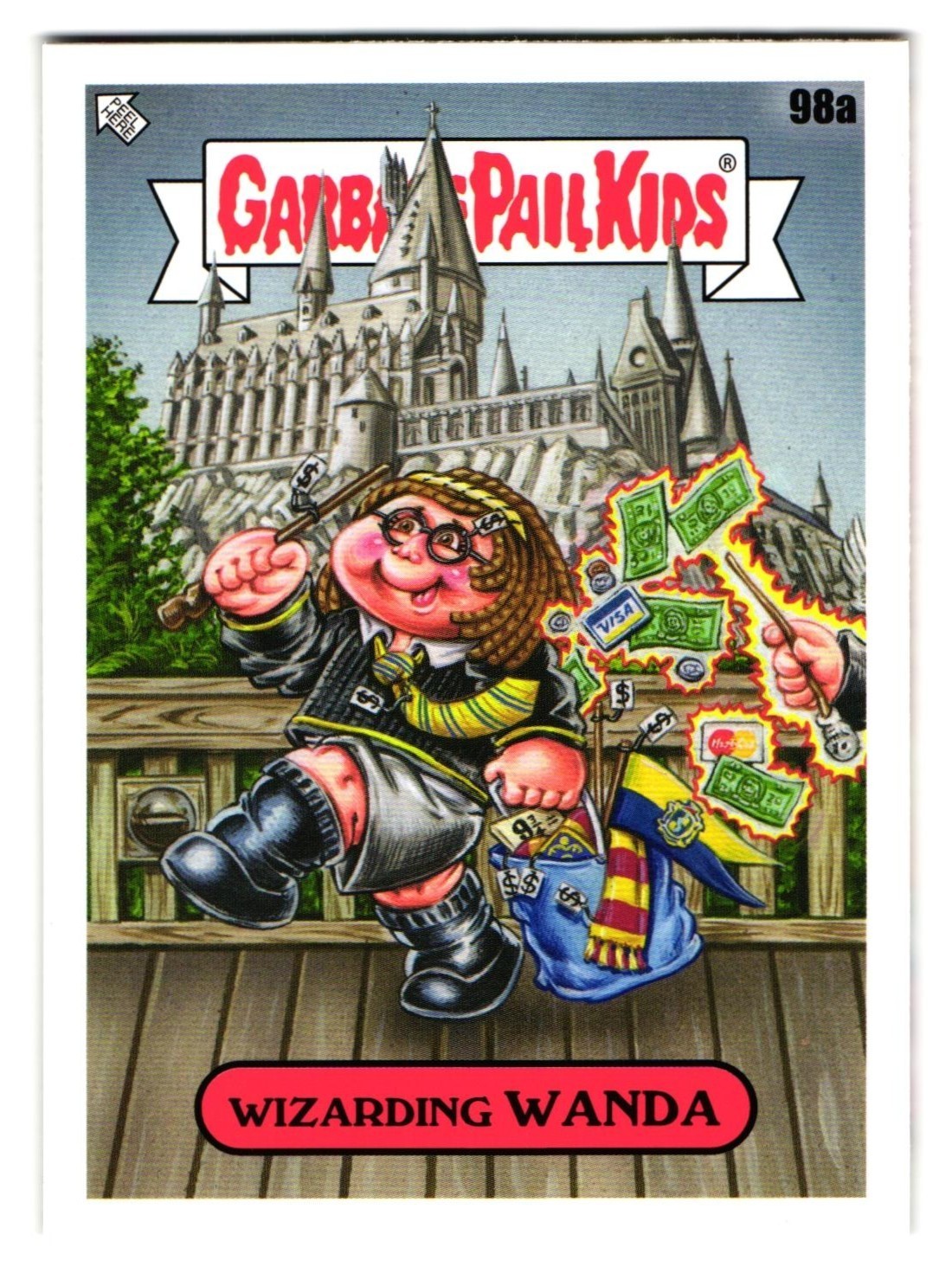 Harry Potter Wizarding WANDA GPK Garbage Pail Kids 2021 Go On Vacation #98a