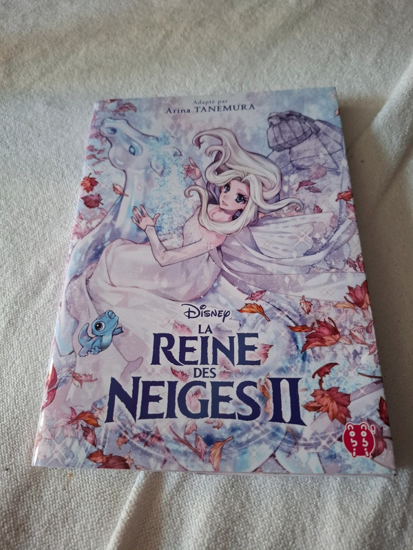 Tome livre manga la reine des neiges disney elsa