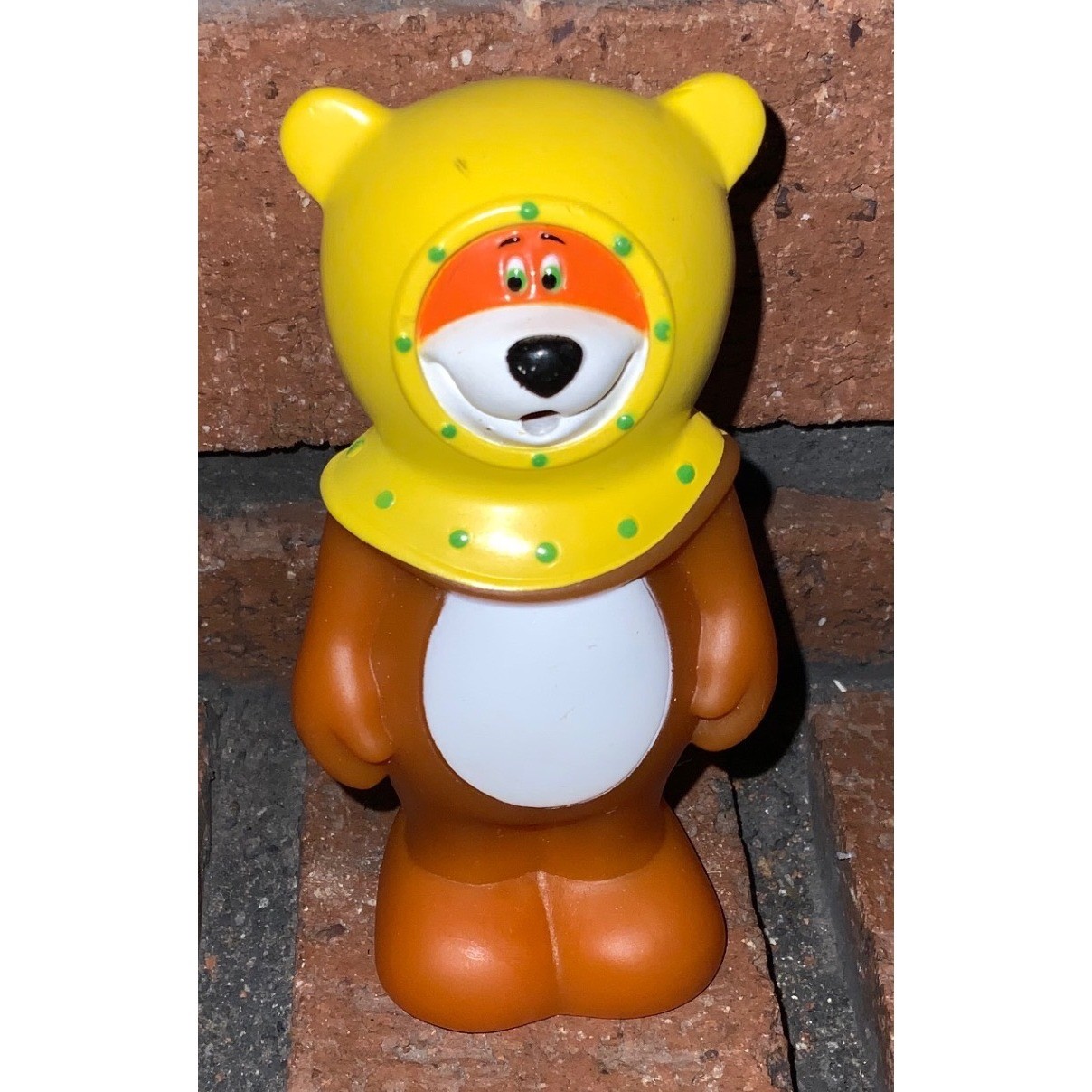 Baby Genius Underwater Adventure Diver Bear Bath Squirter 4" Figure