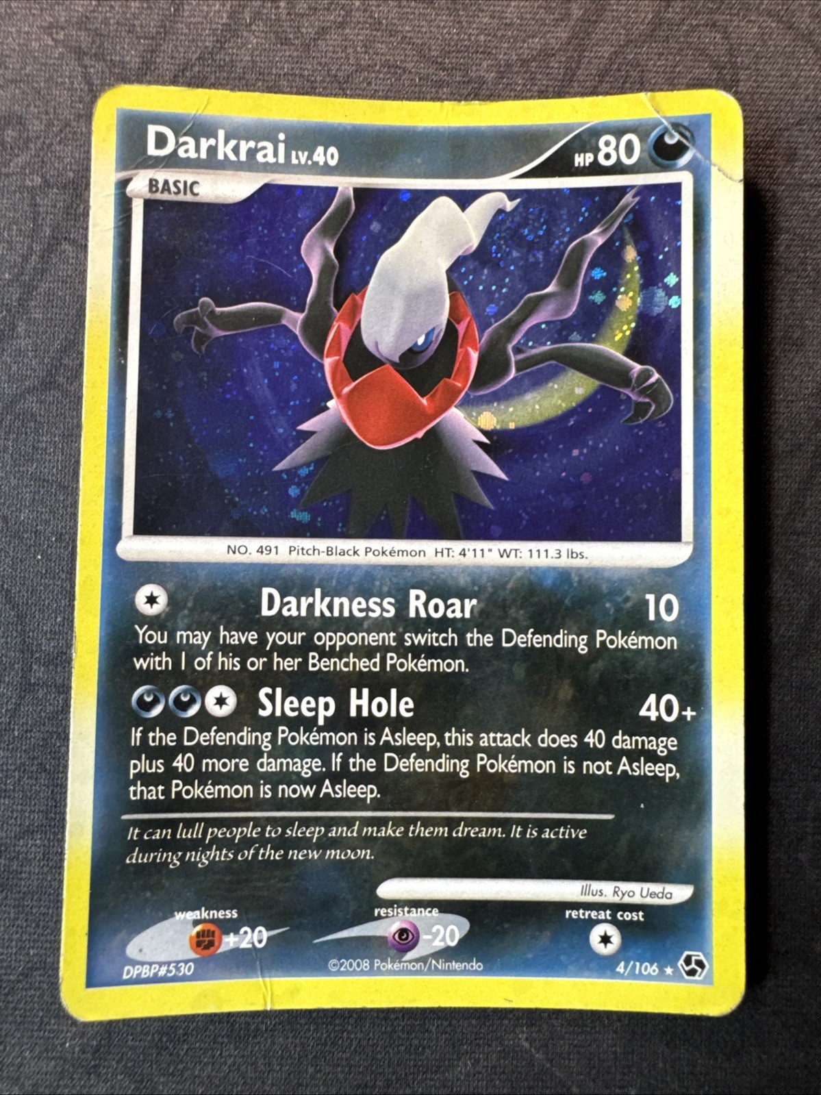 Swirl Darkrai 4/106 Grandi Incontri Holo Pokemon