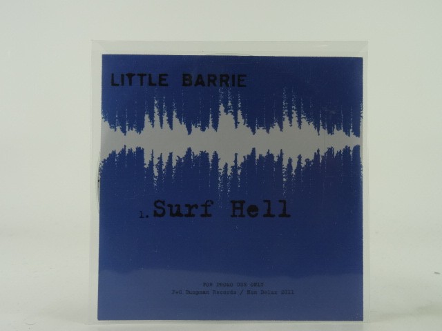 LITTLE BARRIE SURF HELL (A95) 1 Track Promo CD Single including Picture Sleeve B