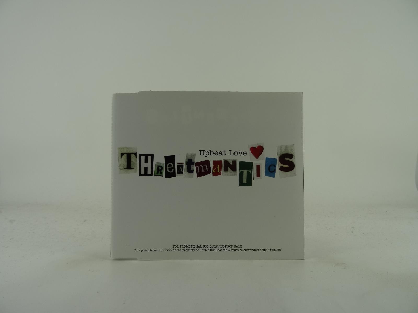 THREATMANTICS UPBEAT LOVE (172) 8 Track Promo CD Album plus Plastic Sleeve DOMIN
