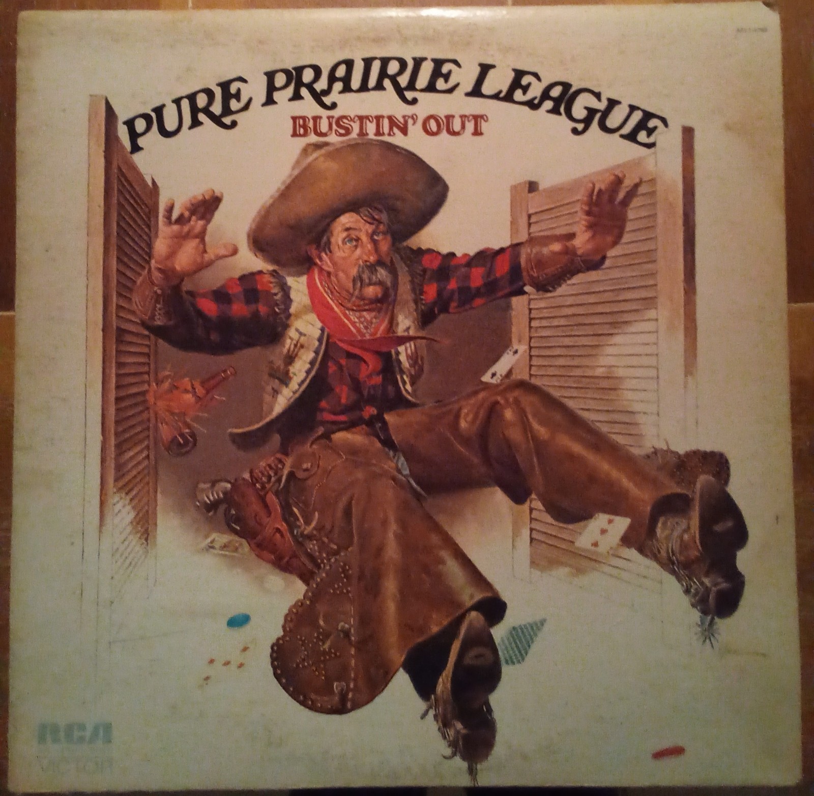 PURE PRAIRIE LEAGUE Bustin' Out Vinyl LP RCA Victor AFL1-4769 FREE SHIPPING