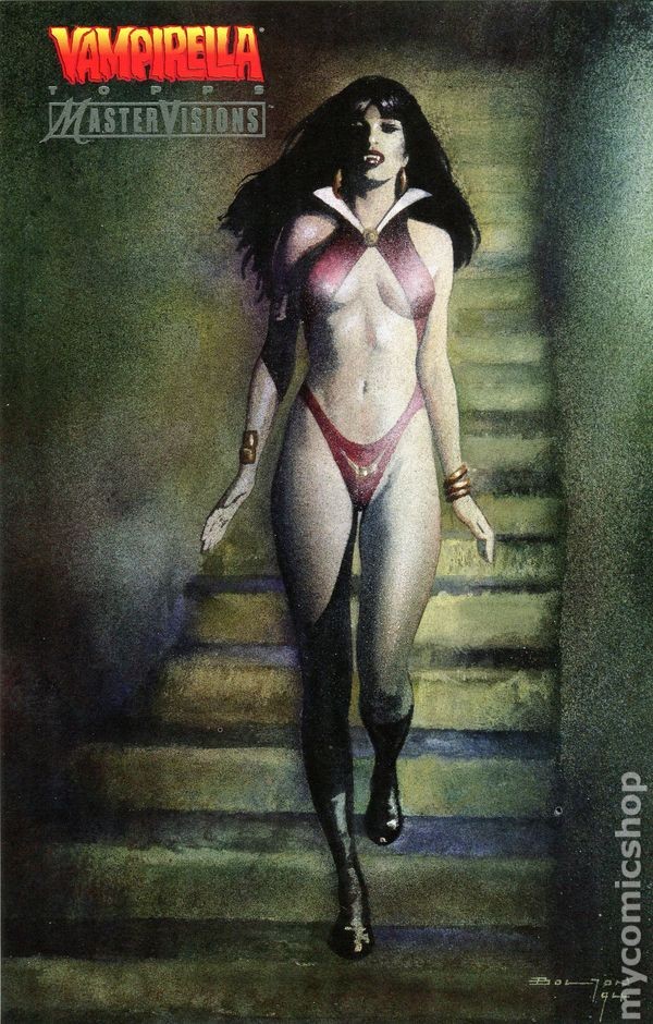 Vampirella Mastervisions Art Card #6 NM 9.4 1996 Stock Image