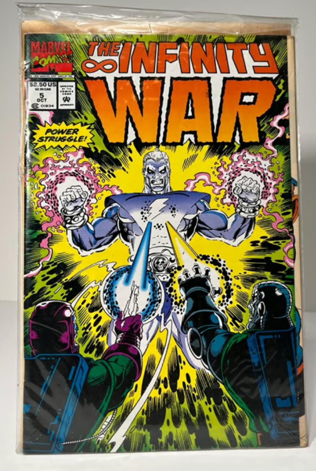 The Infinity War #5 1992 Marvel Comics Gatefold copertina avvolgente Jim Starlin