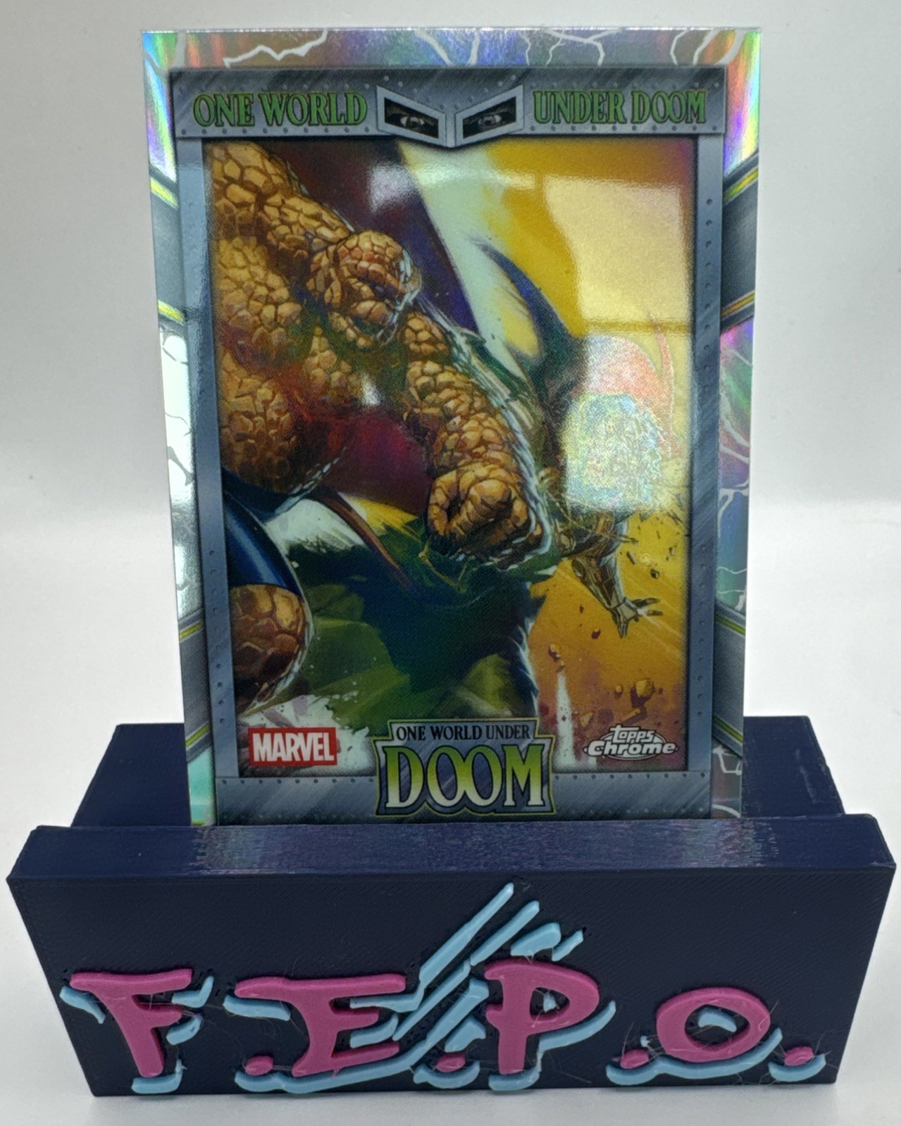 2026 Topps Chrome Marvel Fantastic Four’s One World Under Doom #OW-20