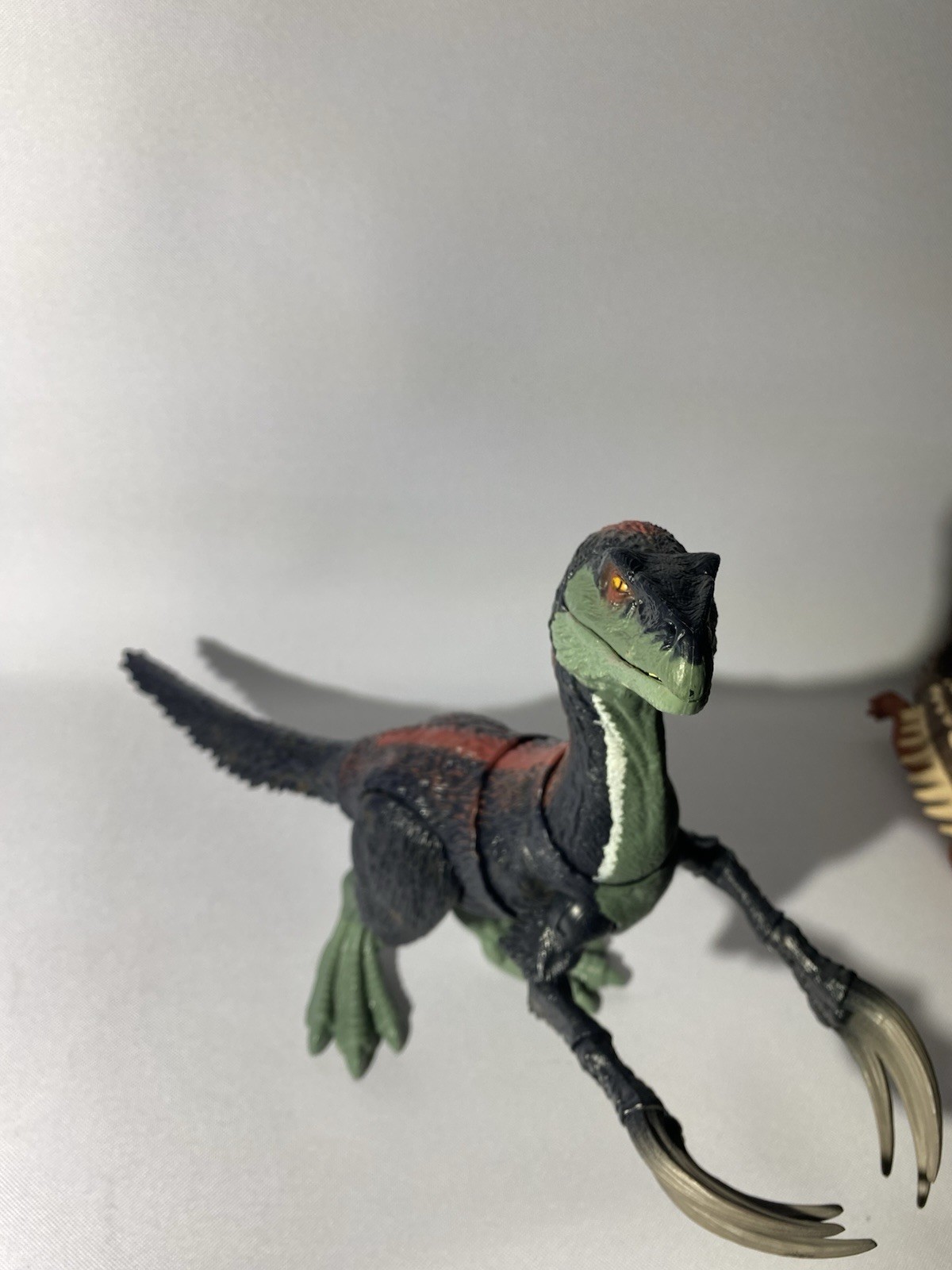 Modellino dinosauro Jurassic World Dominion Sound Slashin Therizinosaurus giocattolo Mattel