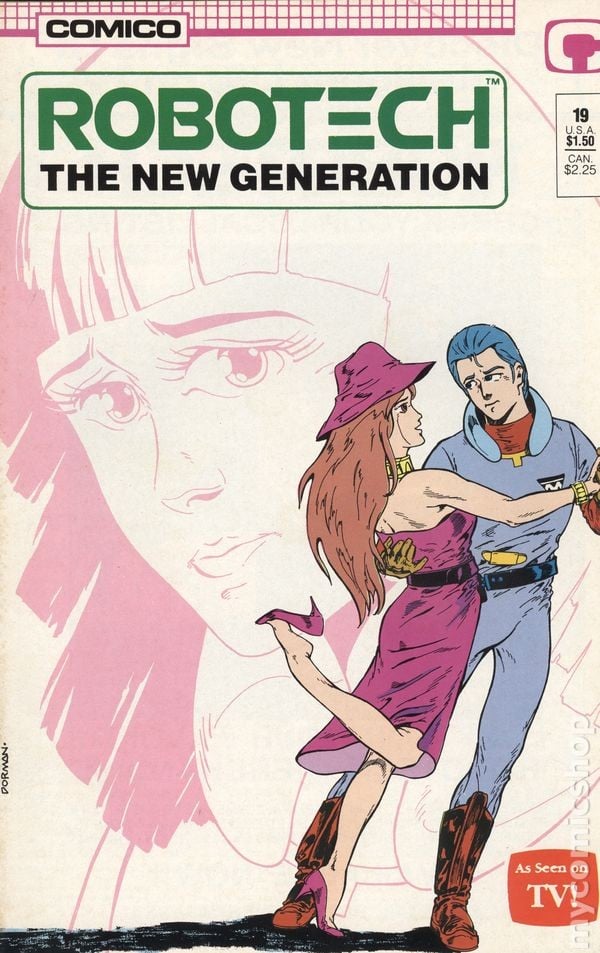 Robotech La Nuova Generazione #19 FN 1987 Immagine Stock