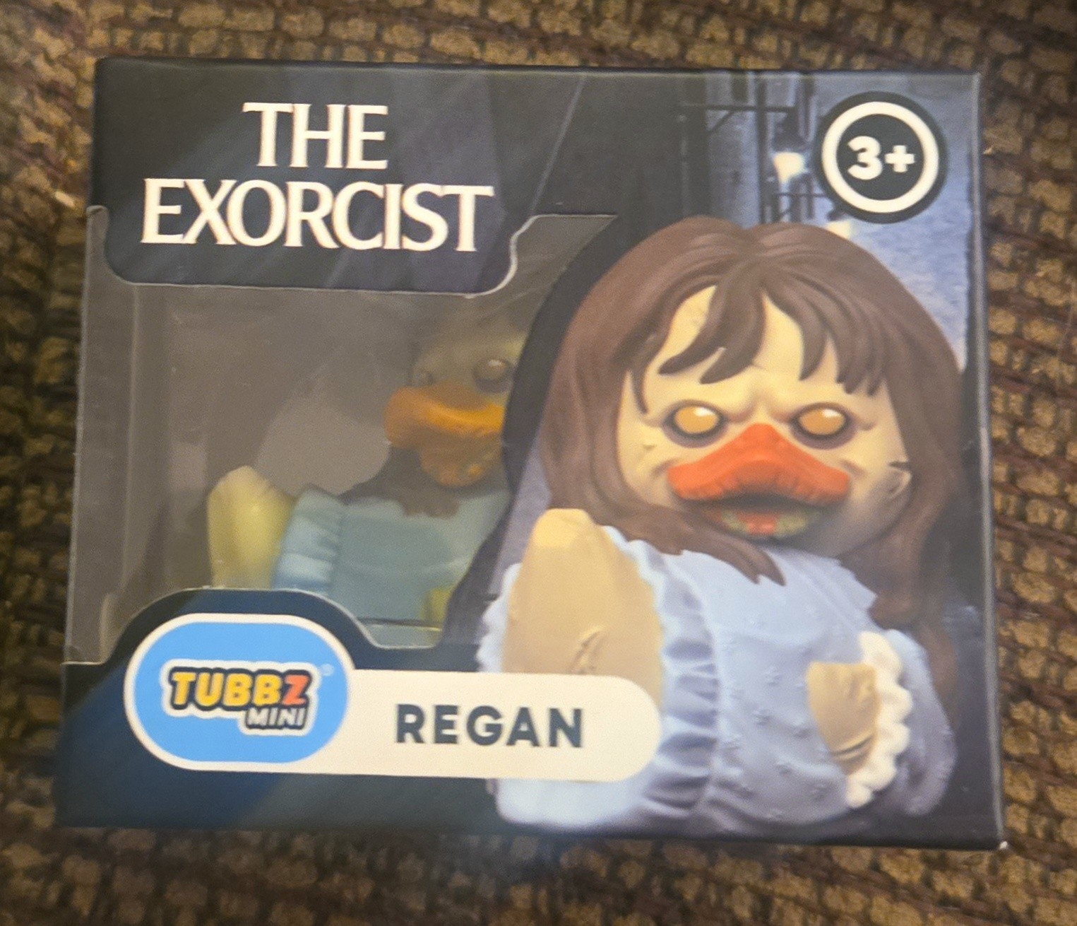 2 1/2"  The Exorcist "Regan" Rubber Duck In Box.