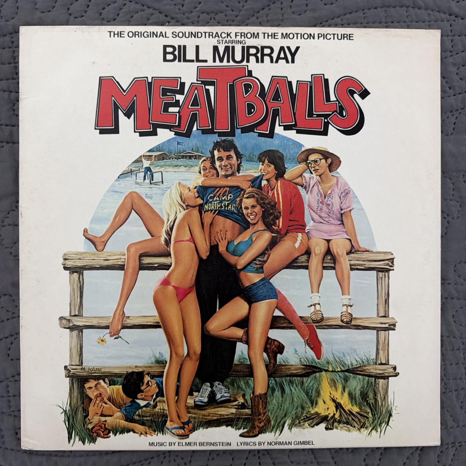 Meatballs Soundtrack 1979 RSO RS-1-3056 Bill Murray Santa Maria Vinyl LP VG+/VG+