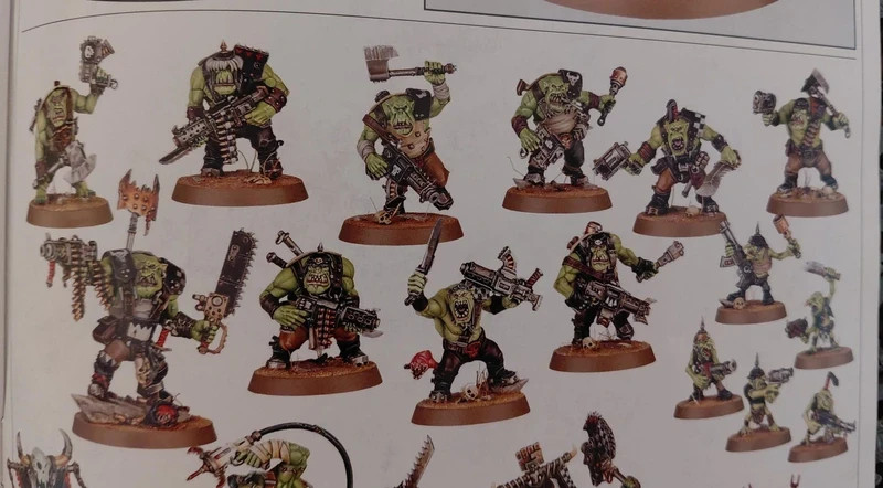 warhammer 40k, orks, armageddon, boyz, gretchins, nob