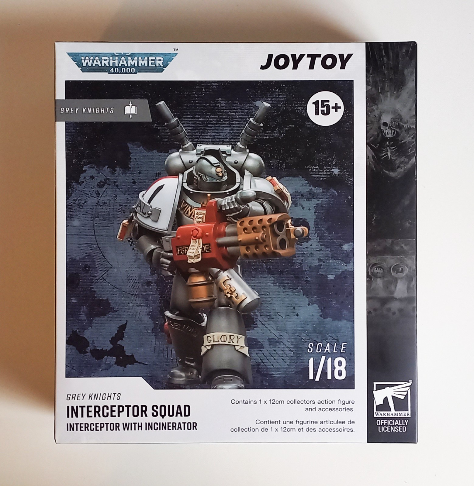 JOYTOY Grey Knights Interceptor Squad Incinerator WARHAMMER 40K 1/18 (UK) NEW